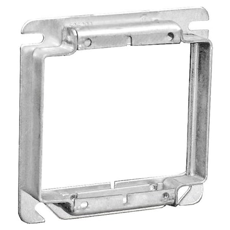 Southwire Device Ring, 2 Gangs, Galvanized Steel, Square Box Type 52C24SQ